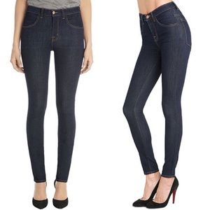 J Brand Maria high rise skinny jean in Starless